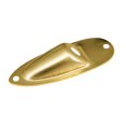 thumbnail image 3 of Metal Input Jack Socket Plate with Screws for Strat Style Electric Guitar, 3 of 8