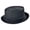 Black, variant on Toyo Straw Braid Pork Pie Hat - XXL - Tan