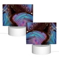 thumbnail image 2 of Cauagu Wings Of A Butterfly for Rectangle Acrylic Night Light - Acrylic Modern Bedside Light with LED Light Lamp Base - Decorative Night Lamp for Restaurant Bar Cafe Shop, 2 of 9