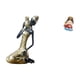 thumbnail image 5 of Estatua de la dama,Estatua de dama tribal africana,artesanías de cafetería hechas a mano,Estatua de la Madre,Estatua de madre para decoración del hogar,Escultura Figura Animal Decoración, 5 of 8
