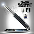 thumbnail image 3 of SyPen Stylus Pen for Touchscreen Devices, Tablets, iPads, iPhones, Multi-Function Capacitive Pen With LED Flashlight, Ballpoint Ink Pen, 3-In-1 Pen, 1PK, Green, 3 of 4