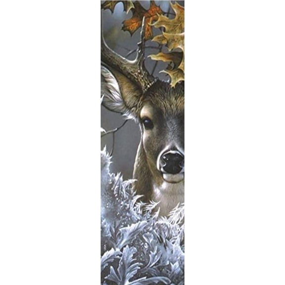 YALKIN Large Diamond Painting Kits for Adults (35.4x11.8inch) DIY Deer Animal Full Round Drill for Home Wall Decor