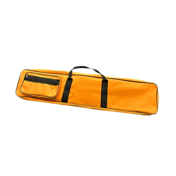 Tnarru Billiards Pool 4x4 Billiard Sticks Carrying Case Compact Carrier Billiard Rod Storage Bag Snooker Cue Storage Pouch Orange