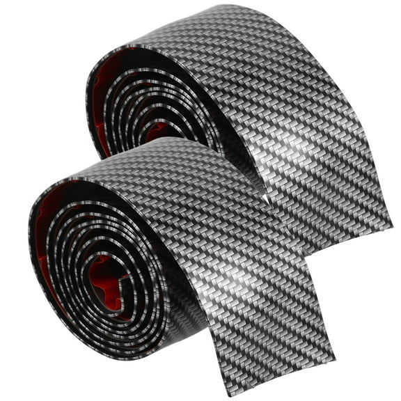 WHAMVOX  Carbon Fiber Door Sill Protector Automotive Exterior Accessories