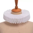 thumbnail image 3 of Collier Elizabéthain à Volants Col Clown Faux Collier Halloween Blanc, 3 of 8
