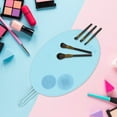 thumbnail image 4 of Beauty Silicone Makeup Mat Makeup Brush Storage Mat Desktop Organization Foldable Makeup Brush Cleaning Mat Silicone Makeup Tool Mat Portable Makeup Cleaning Mat, 4 of 7