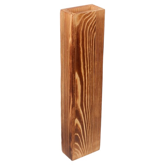 NIYANGLE Wood Flower Vase Multi Homeowners Indoor Decoration 1Pack 11.8X2.8X1.6In