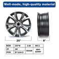 thumbnail image 2 of 20" x 8" Wheel Rim Fit for Lexus RX300 RX350 RX350L RX450h RX200t 2012-2023 Models, 2 of 12