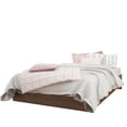 thumbnail image 2 of Nexera Identi-T Platform Bed and Plank Headboard, Walnut, 2 of 5