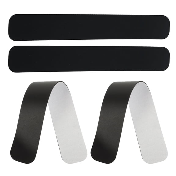 Silicone Bike Chainstay Protector for Women with Black Design 4Pcs Fits Mountain and Road