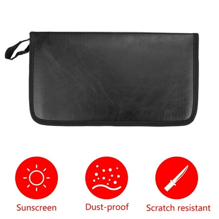 48 Disc Cd Wallet - 80 Sleeve Portable CD DVD Disc Carry Case Holder Bag Wallet Storage Ring Binder