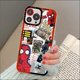 thumbnail image 1 of Comics Marvel Cute Spider Man Phone Case For iPhone 11 12 13 14 Mini Pro Max XR X XS TPU Clear Case For 8 7 6 Plus SE 2020 xuanjing unisex, 1 of 2