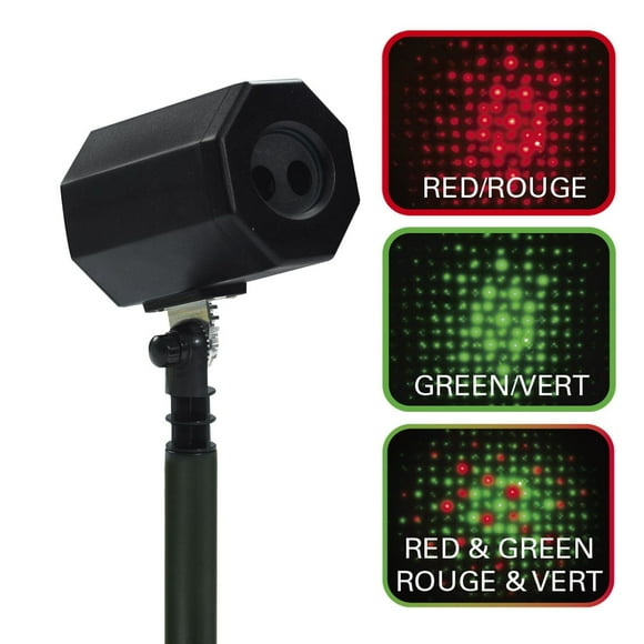 EZ-Illuminations Multicolor Animated Star Laser LED Projector Christmas Lights, 3200 sq. ft.