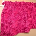 thumbnail image 2 of Rosette Floral Pop Up Flower Window Valance 54 Inch Wide Fuchsia, 2 of 2