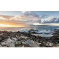 thumbnail image 2 of Hellmann, Stan 32x21 Gold Ornate Wood Framed with Double Matting Museum Art Print Titled - West Maui Sunset, 2 of 4