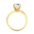 thumbnail image 4 of Capri - Moissanite Round Cut Lab Diamond Six Prong Solitaire Engagement Ring, 4 of 4