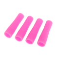 thumbnail image 4 of MERIGLARE 2 Paires de Cache-Cuticules en Silicone Rouge Rose, 4 of 9