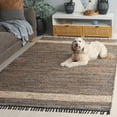 thumbnail image 3 of SAFAVIEH Cape Cod Cora Solid Area Rug, Navy/Beige, 6' x 6' Square, 3 of 11