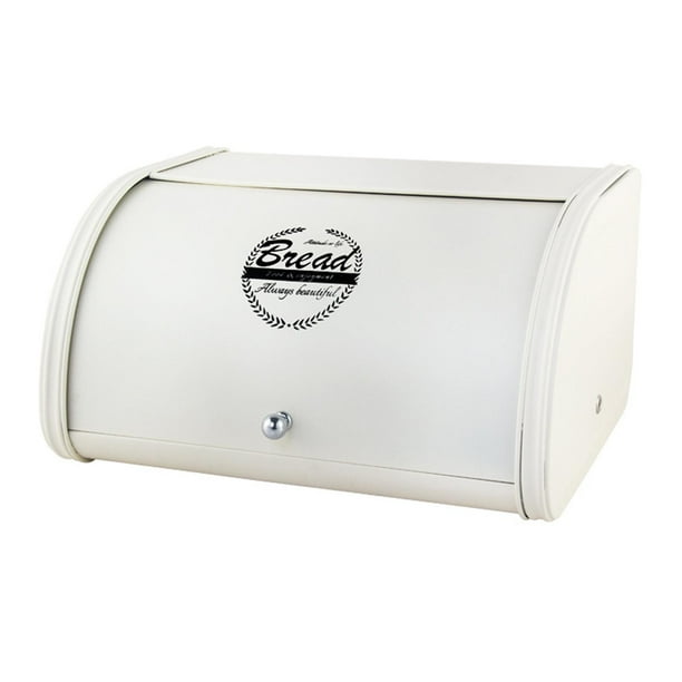 Under Bread Bread Box Bread Keeper for Kitchen Countertop White
