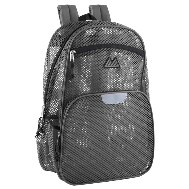 Mochila Summit Ridge de malla reflectante XL gris 46x33x14 cm