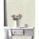 thumbnail image 2 of Geometric stripe self adhesive wallpaper for furniture gold white 45x500cm, 2 of 4