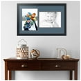 thumbnail image 2 of ArtToFrames Collage Photo Picture Frame with 2 - 8.5x12 Openings, Framed in Black with Dutch Blue and Black Mats (CDM-3926-42), 2 of 8