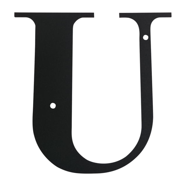 Letra U Pequeña(LET-U-S) Village Wrought Iron LET-U-S