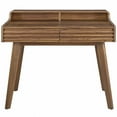 thumbnail image 5 of Modway Render Writing Desk in Walnut, 5 of 9