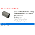 thumbnail image 2 of Front Lower Outer Control Arm Bushing - Compatible with 2007 - 2015 Audi Q7 2008 2009 2010 2011 2012 2013 2014, 2 of 2
