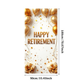 thumbnail image 3 of LUUFILx Happy Retirement Banner Backdrop Party Supplies Golden Balloons Decor Background Celebration Photography Props Decorations Event, 3 of 8