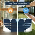 thumbnail image 3 of RICHYOUNG 55"Large Foldable Bathtub for Adult Kids, Portable Family Bath Tub for Ice Hot Bath(Blue), 3 of 11