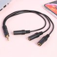 thumbnail image 3 of Conector macho 32 cm 3,5 mm a cable divisor de audio hembra estéreo Universal, 3 of 9