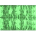 thumbnail image 1 of Ahgly Company Indoor Rectangle Abstract Emerald Green Contemporary Area Rugs, 2' x 3', 1 of 4