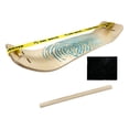 thumbnail image 2 of Almencla Wooden Balance Board Slackboard Stability with Rope Ski Training Board for Indoor Outdoor Fitness Core Strength Exercise style D, 2 of 8