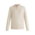 thumbnail image 2 of George Men's Button Henley Hoodie with Long Sleeves, Sizes S-3XL, 2 of 5