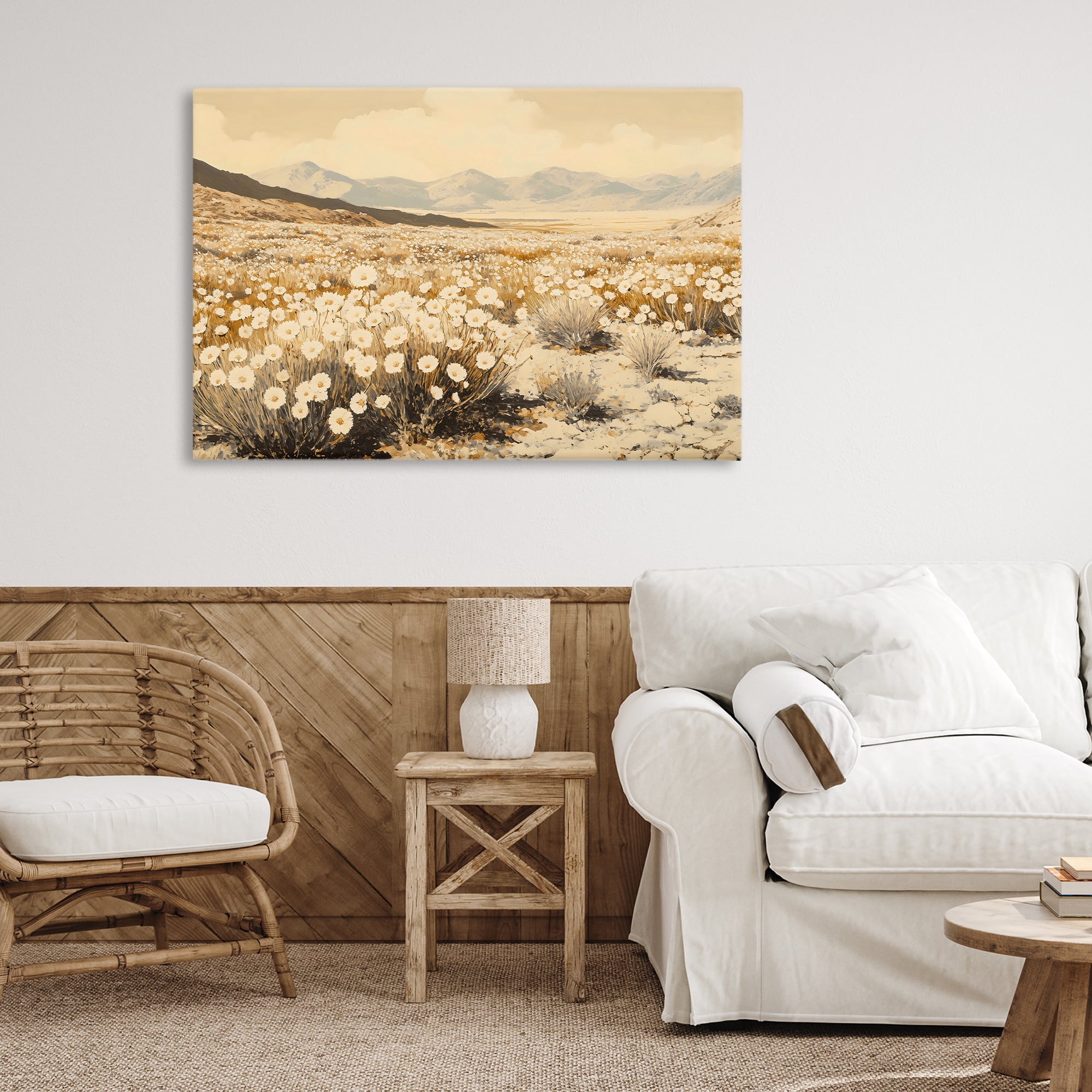 Stupell Industries Desert Wildflowers in Golden Valley Canvas Wall Art, design by Franklyn Gregory