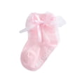 thumbnail image 1 of Faithtur Baby Girls Socks, Cute Sweet Bow Socks Soft Lightweight Non-slip Socks for Spring Fall, 1 of 8