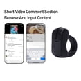 thumbnail image 3 of Anillo De Desplazamiento Bluetooth, Control Remoto Inalámbrico Multifuncional 2.4G Con Estuche De Carga, Para Soporte De Teléfono De Navegación Por Video De Navegación PPT, 3 of 7