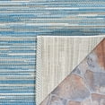 thumbnail image 2 of 2' x 3.5' Coastal Blue Floral Monte Carlo Rectangular Outdoor Area Throw Rug, 2 of 4