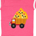 thumbnail image 4 of Inktastic Pizza Lover Food Truck Funny Boys or Girls Baby Bodysuit, 4 of 5