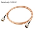 thumbnail image 4 of Unique Bargains UHF () Male to N-Type Male Antenna Cable RG400 Coax Cable 1.83Meter/6Ft Long, 4 of 5