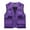 01 Purple, variant on Lightweight Fishing Vest for Women Breathable Fishnet Liner Loose Zip V Neck Photography Jackets with Multi-Pockets