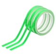 thumbnail image 1 of Uxcell 3 rollos de cinta reflectante 0.4" x 315" adhesivos de alta visibilidad para camiones de remolque y bicicletas, verde, 1 of 7