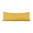 thumbnail image 2 of EVOLIVE Ultra Soft Microfiber Body Pillow Cover/Pillowcases 21"x54" with Hidden Zipper Closure (Spicy Mustard), 2 of 7