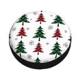 thumbnail image 3 of Bingfone Buffalo Plaid Christmas Trees Spare Tire Cover Weatherproof Universal Wheel Protectors For Rv Camper Travel Trailer Suv Truck 17 Inch, 3 of 9
