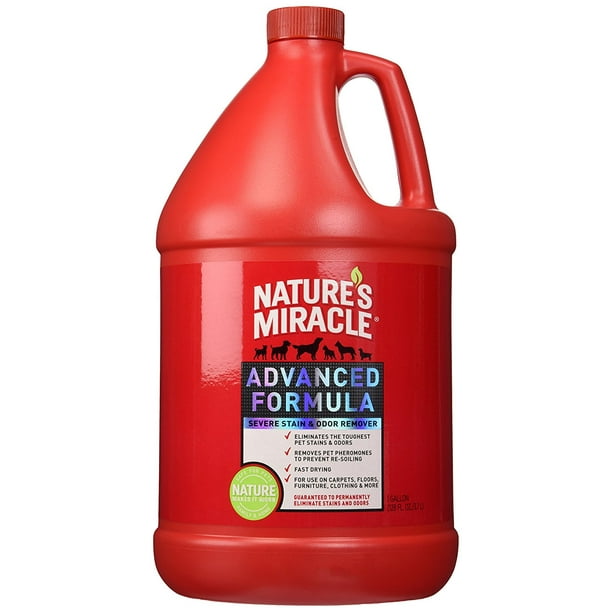 Nature's Miracle Advanced Dog Stain & Odor Remover 128 oz Bottles