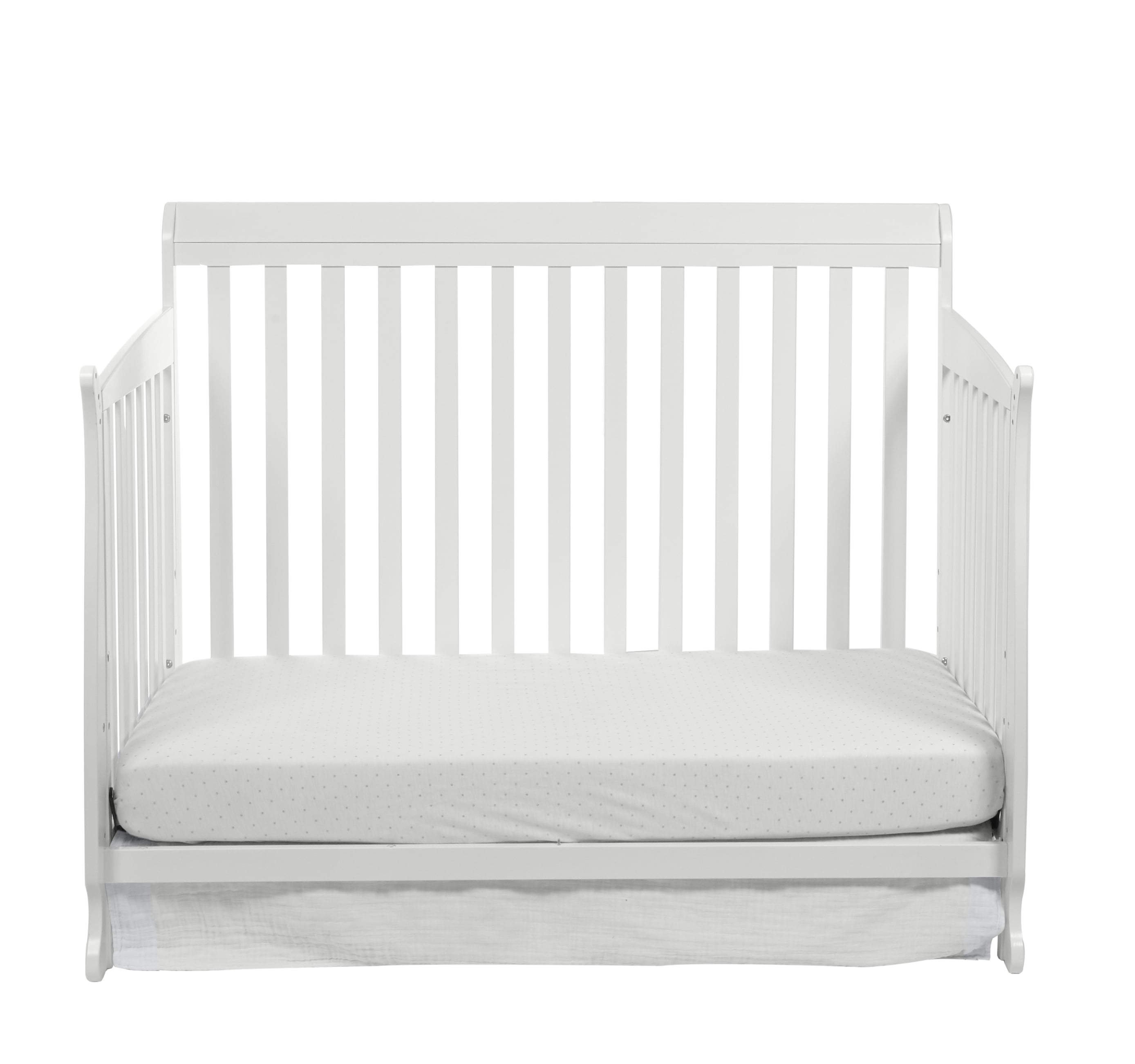 Suite Bebe Riley Crib and Toddler Guard Rail Bundle, White