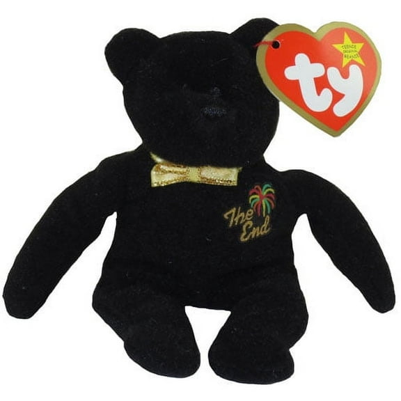 TY McDonald's Teenie Beanie - THE END Bear (2000) (5 inch)