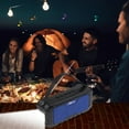 thumbnail image 2 of LACKUST Bluetooth Speaker, Outdoor Flashlight, Camping, FM Radio Usb Wireless Charging Speaker,Blue, 2 of 8