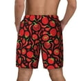 thumbnail image 4 of Goofa Tomatoes And Chili Printed Men's Swim Trunks Board Shorts Quick Dry Mens Swimming Trunks with Compression Liner,Breathable Fit Hawaii Beach Shorts-XX-Large, 4 of 9